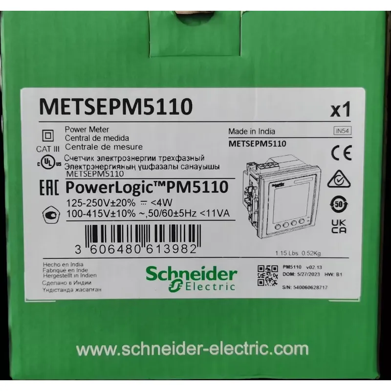 для METSEPM5110 5320 5330 Трех – обзор и цена Energy Monitor Meter