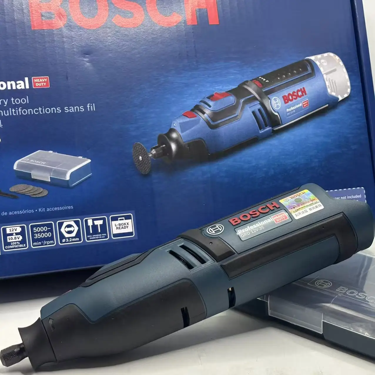 Bosch GRO 12V-35 – профессиона – обзор и цена Lithium Battery 12V
